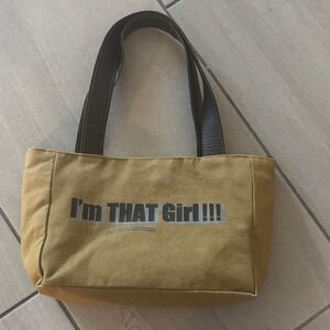 “I’m THAT girl!!” Khaki/Olive bag